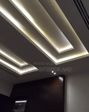 Modern Minimalist Gypsum Ceiling