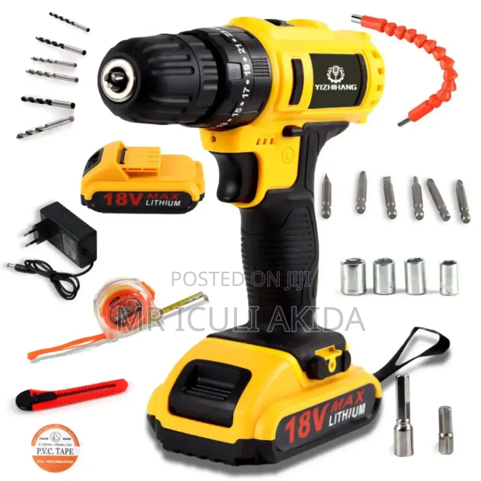 Epica Star 18v Lithium-Ion Cordless Rechargeable Drill