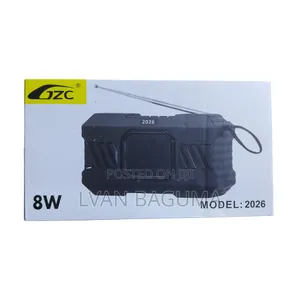 GZC 2026 Wireless Portable Speaker - Solar Rechargeable
