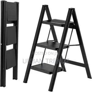 Mini 3 Steps Metallic Household Ladder Stepper