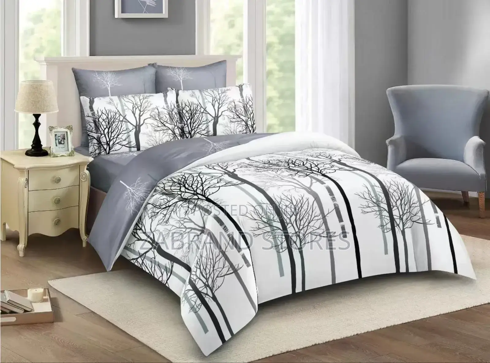 6*6 Duvet Cover/Bedsheets/Pillow Case Set
