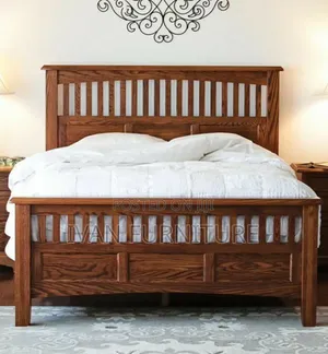 5x6 Bar Cole Bed Brown in Color