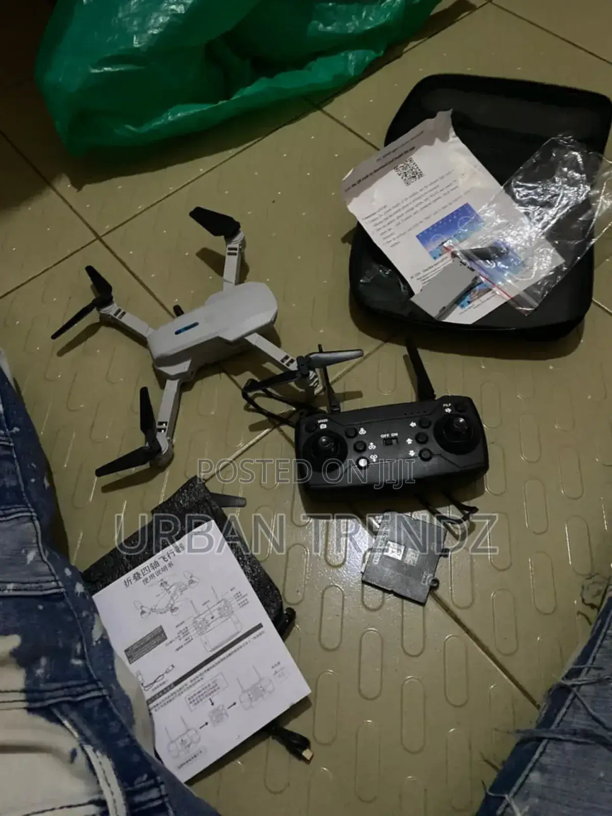 Height Remote Control Pro Wifi Drone Dual Camera 2 Battery
