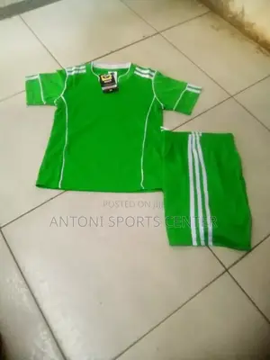 The Green Color Plian Jersey for Kids