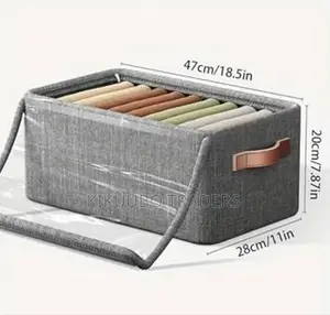Foldable Storage Boxes With Lid Cover