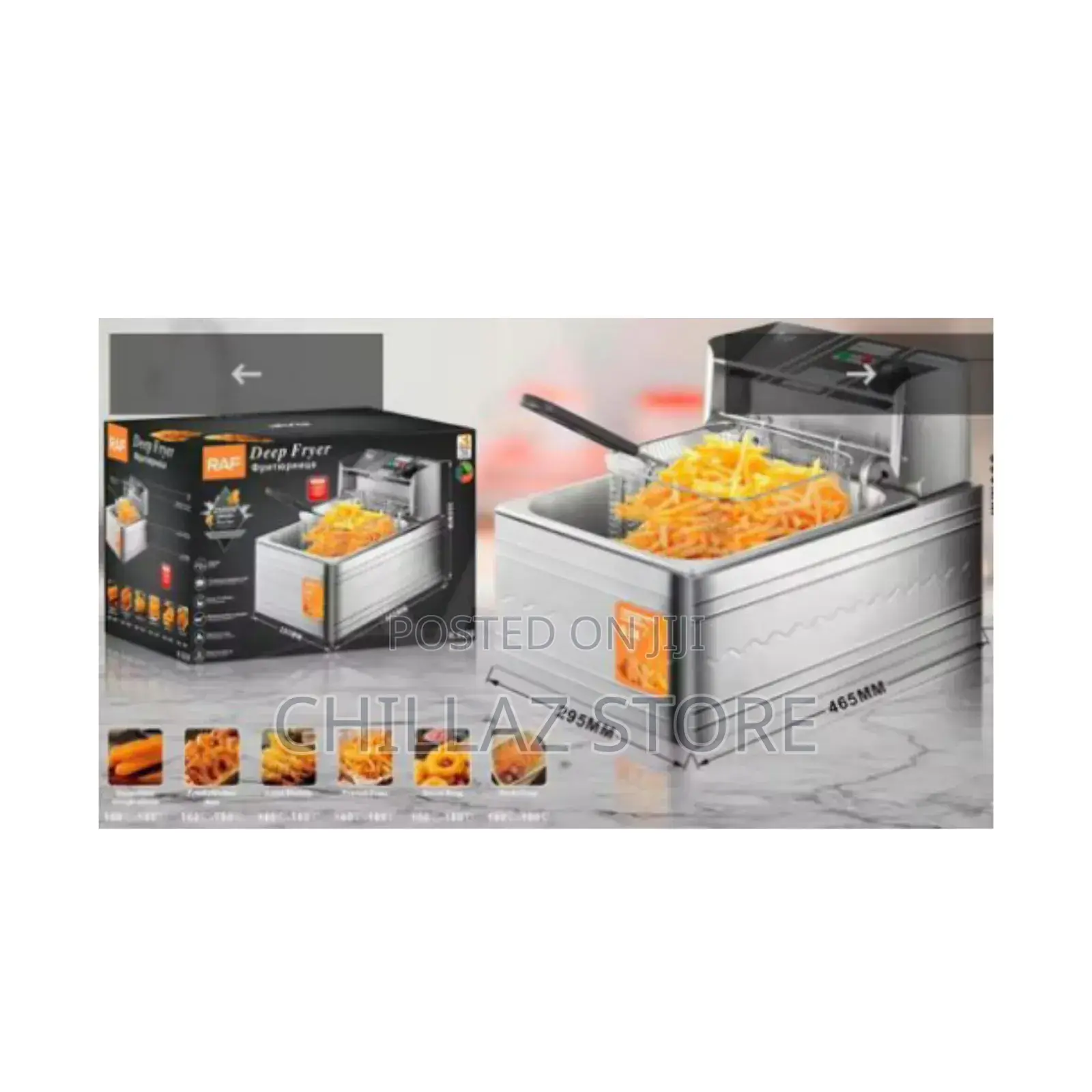 RAF 5.5L Electric Deep Fryer.