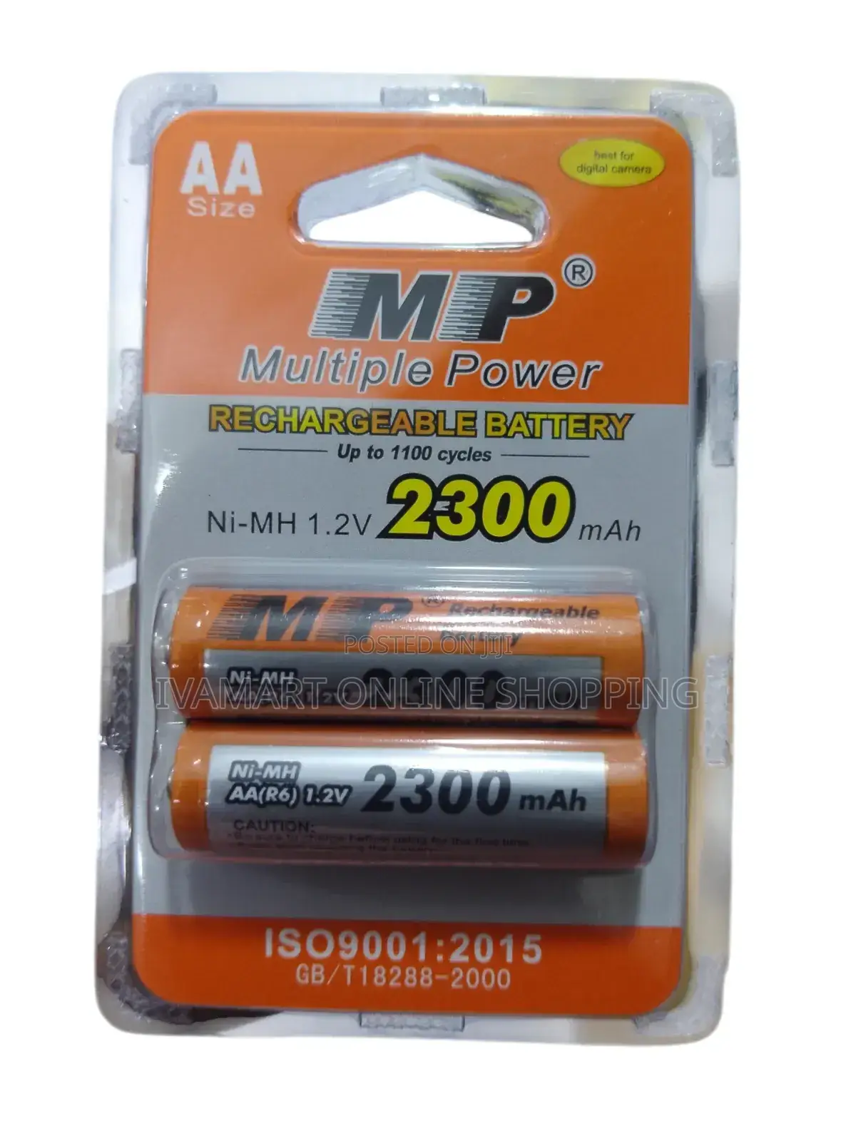 MP AA Rechargeable Batteries - 3000 Mah and 2300 Mah