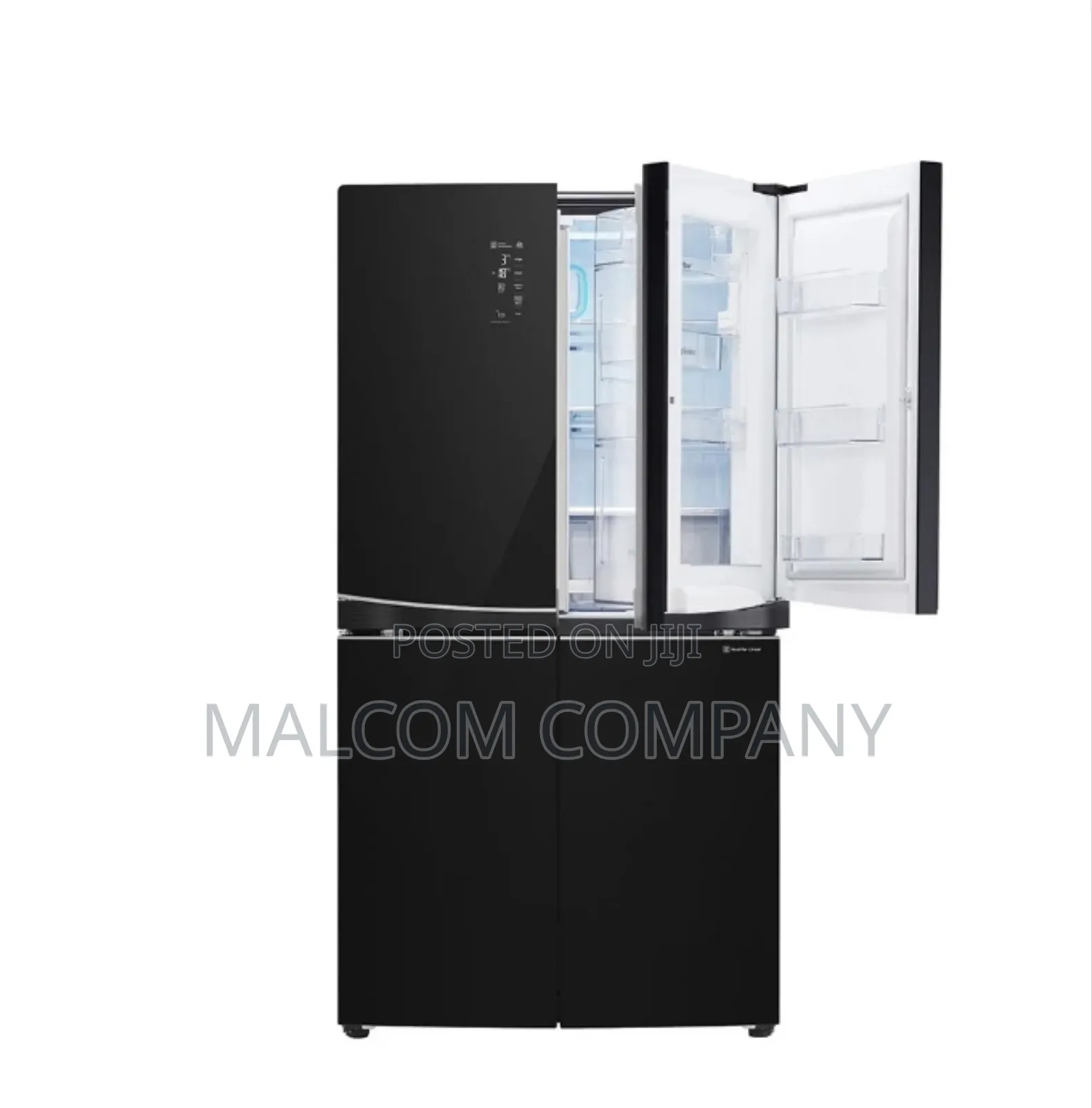 LG Refrigerator 650ltr With Black Glass Finish.
