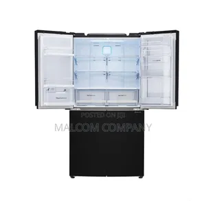 LG Refrigerator 650ltr With Black Glass Finish.