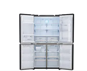 LG Refrigerator 650ltr With Black Glass Finish.
