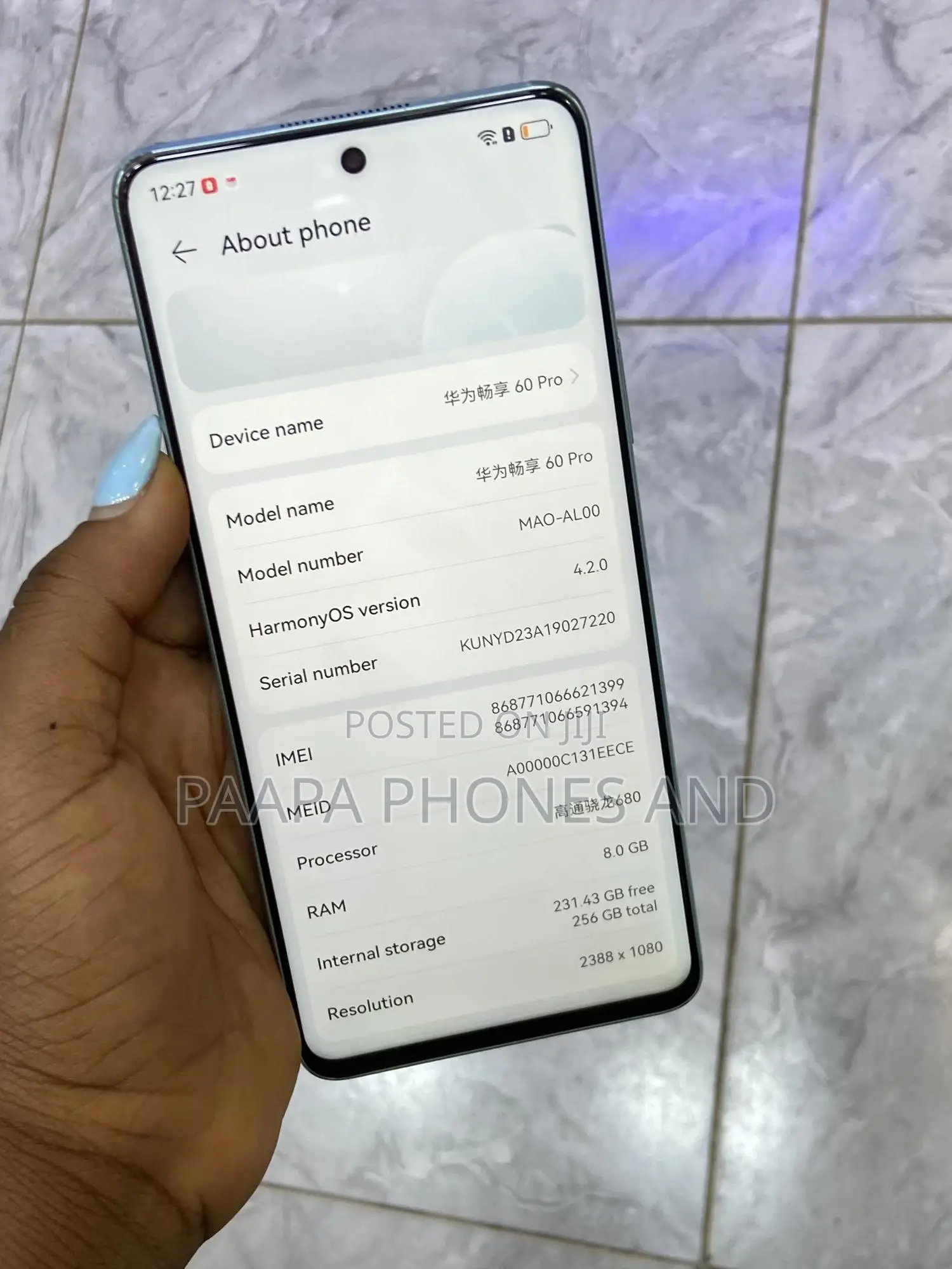 Huawei nova 11i 128 GB White