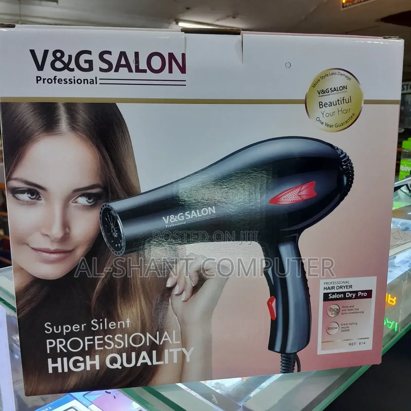 Hand Held Dryer/v G Salon Professional Hair Drier