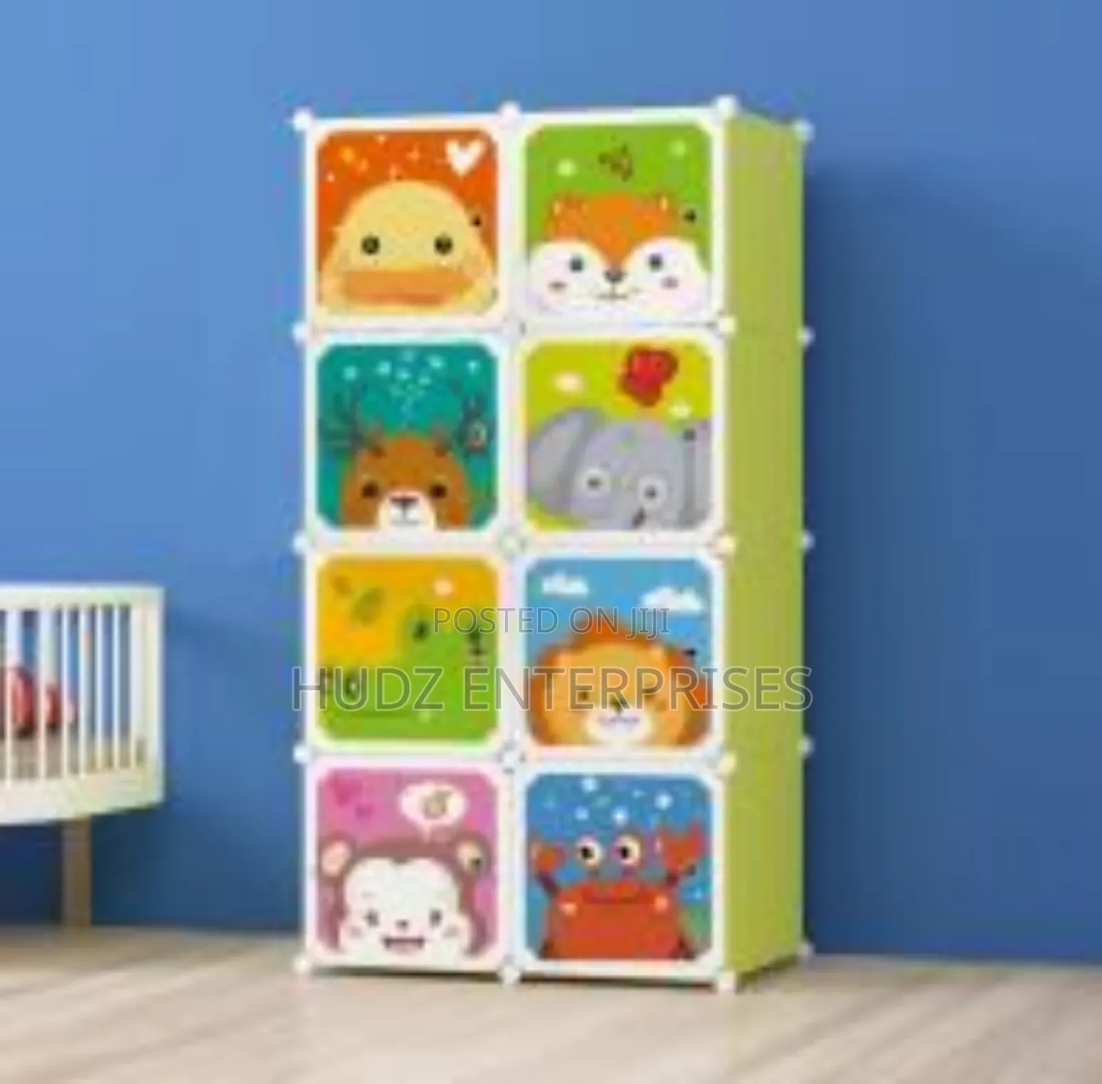 2 Column 8door Plastic Closet