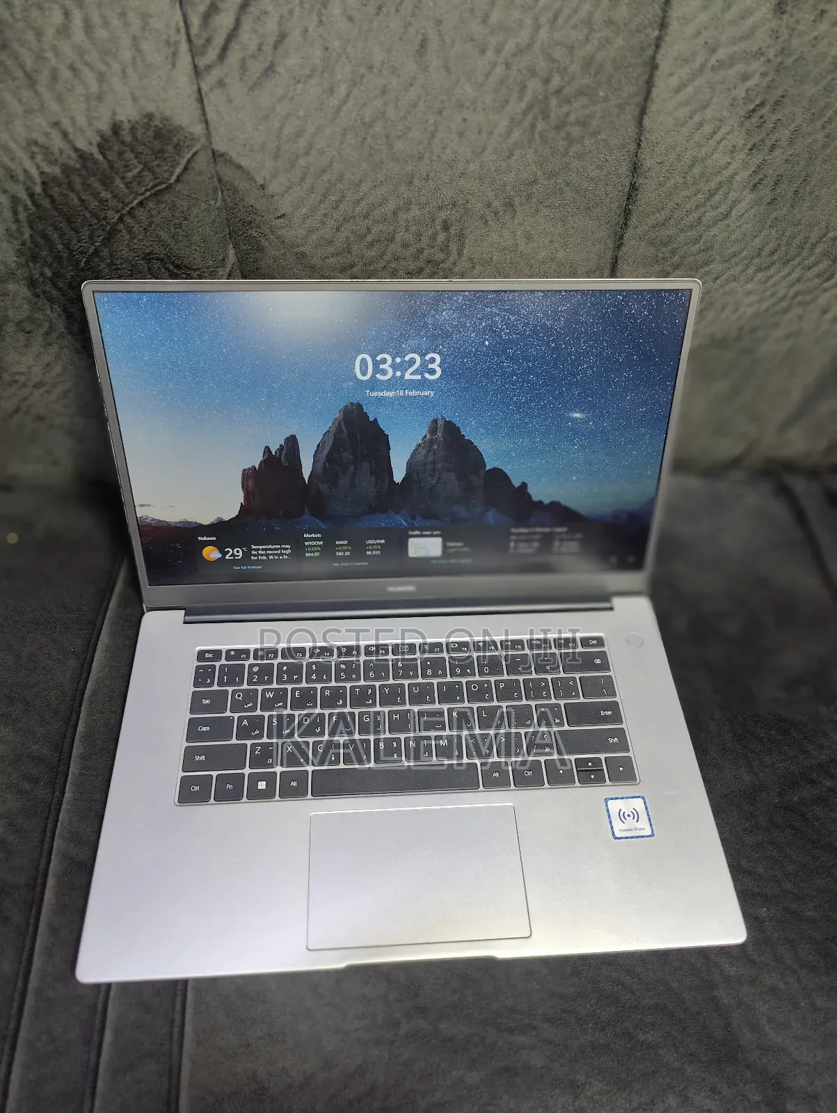 New Laptop Huawei Matebook D 15 8GB Intel Core I3 SSD 256GB