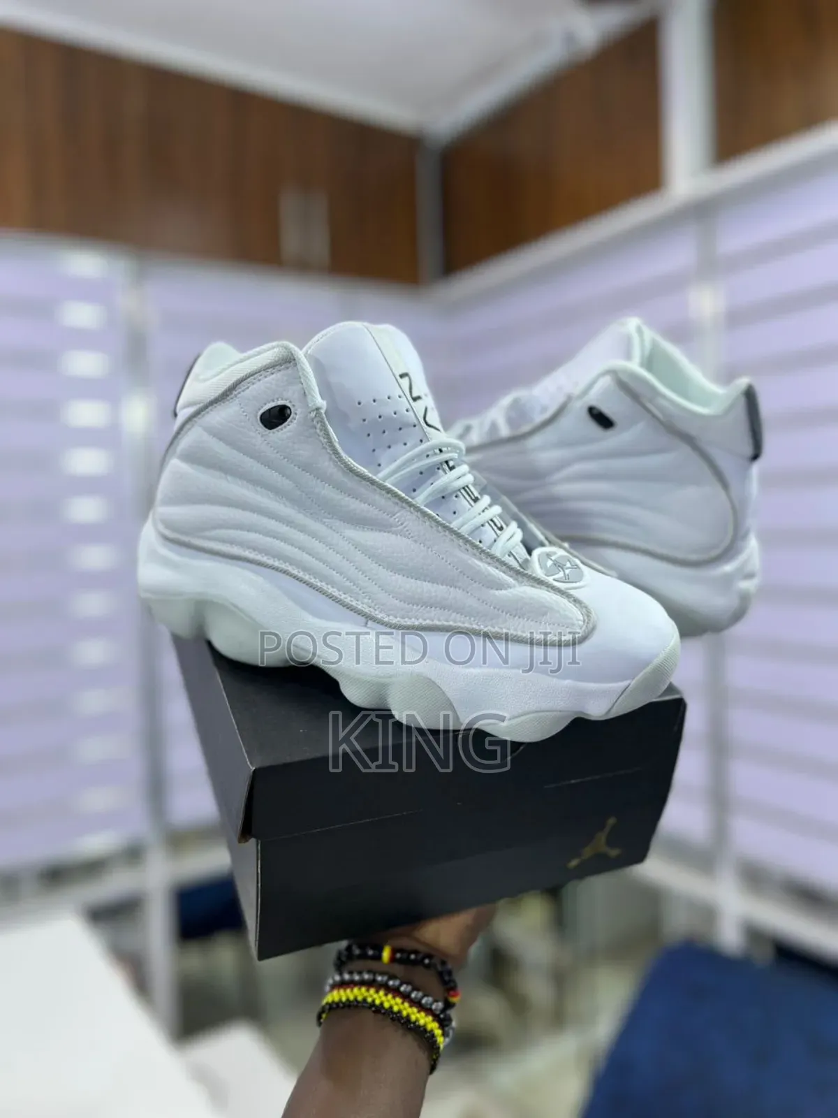 Full White Air Jordan Pro Strong