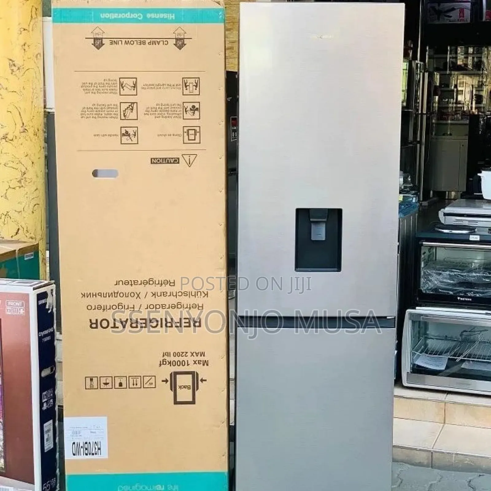 Hisense 330l Double Door Fridge - Frost Free, Bottom Freezer