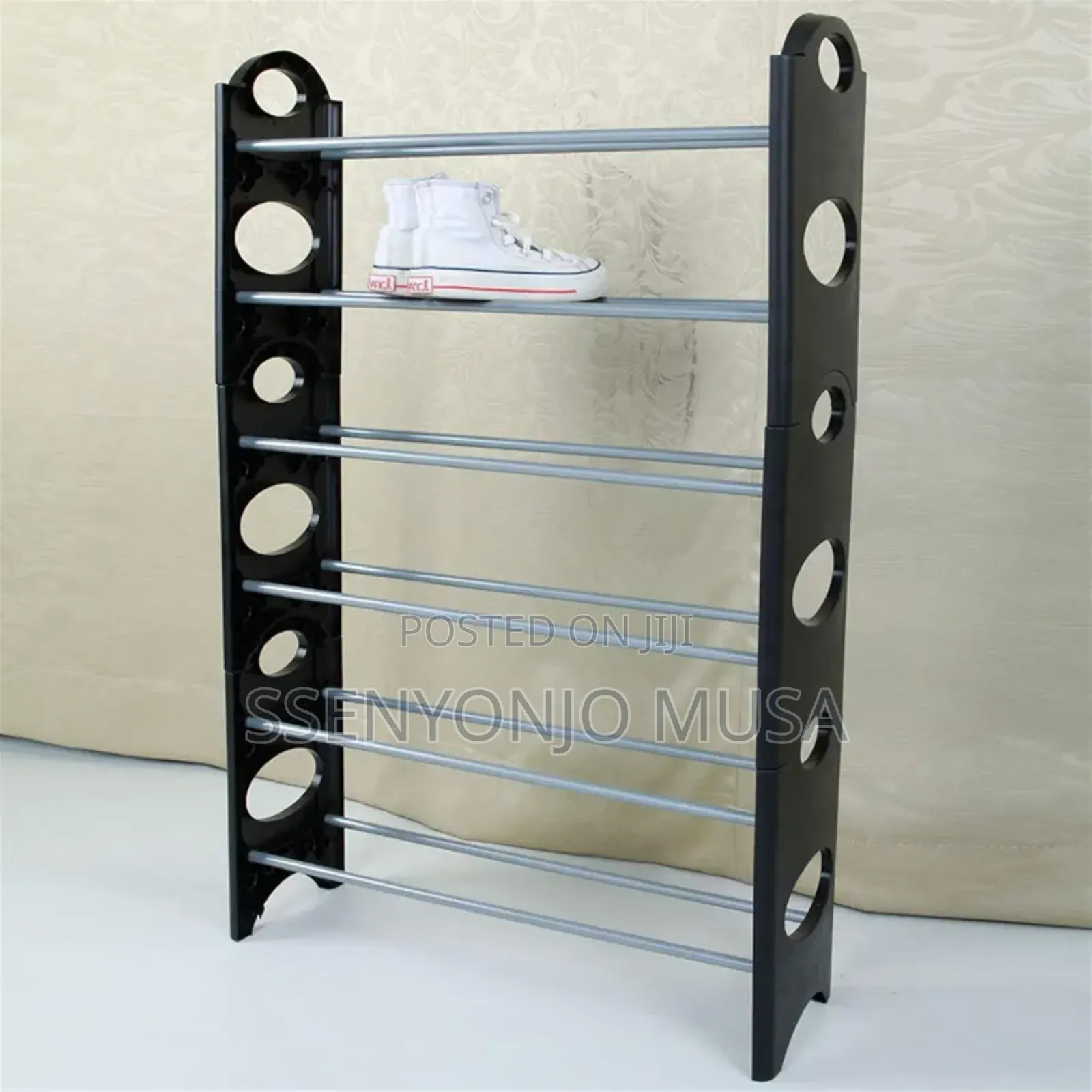 Crazyworld 10-Tier Stainless Steel Shoe Rack - Stackable-