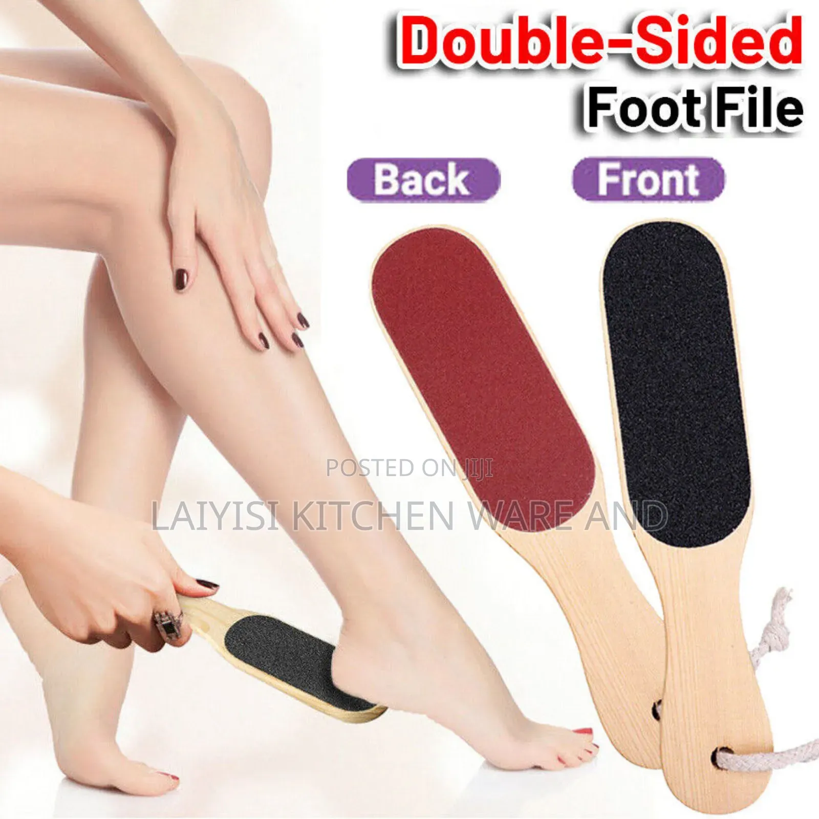 Foot File Double Sided Rasp Pumicescrubber for Care Pedicure