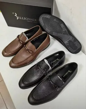 Billionaire Classic Black/Brown Ultimate Loafer Shoes