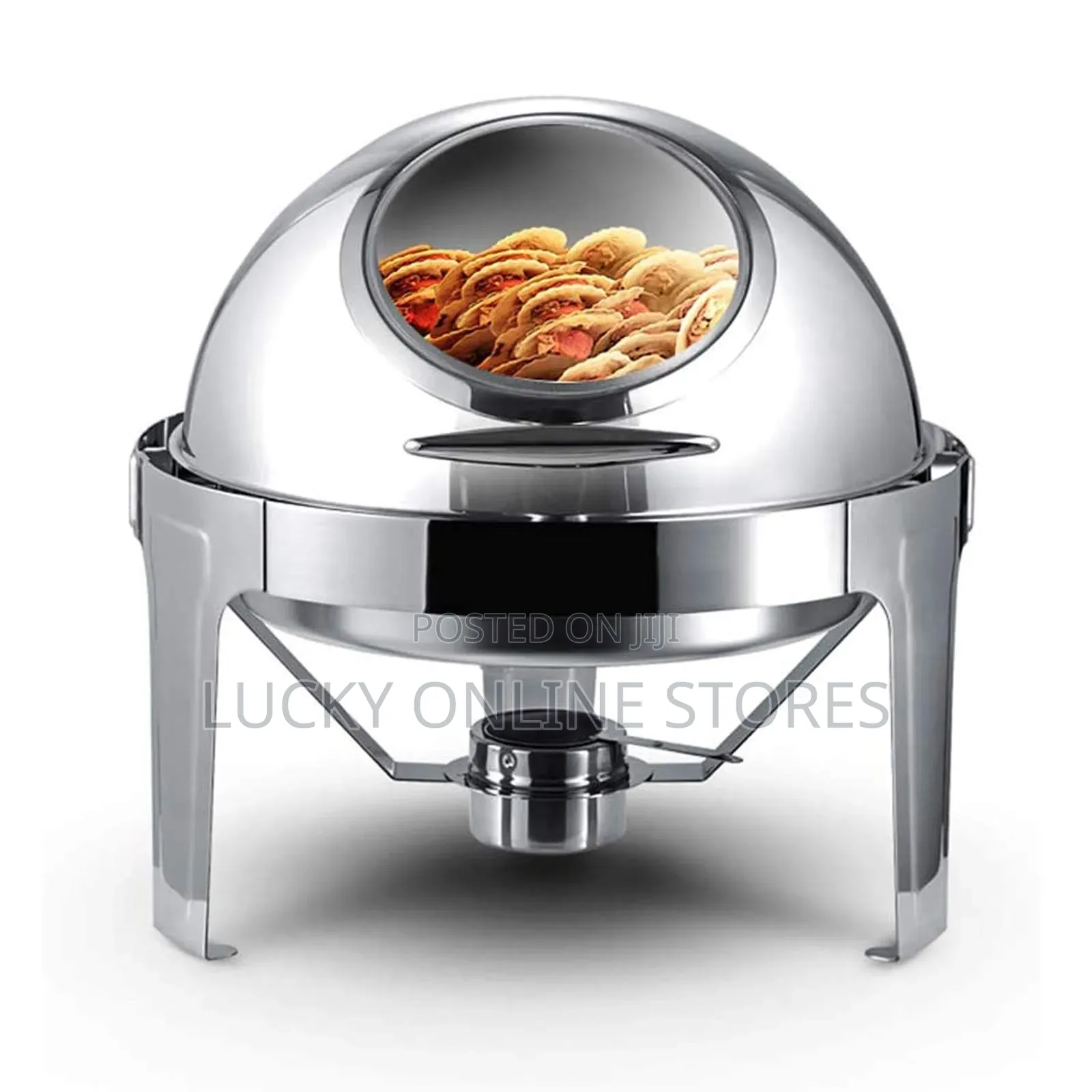 6.6L Round Roll Chafing Dish