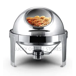 6.6L Round Roll Chafing Dish