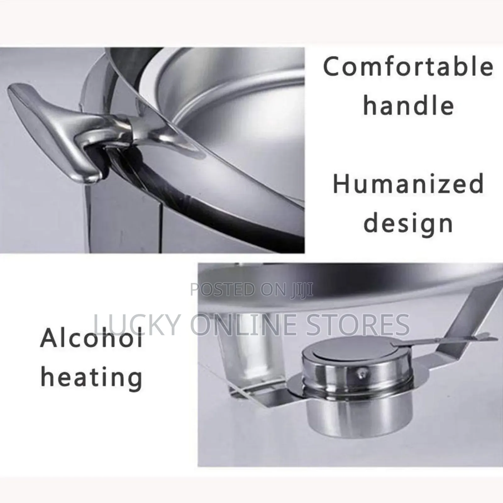 6.6L Round Roll Chafing Dish