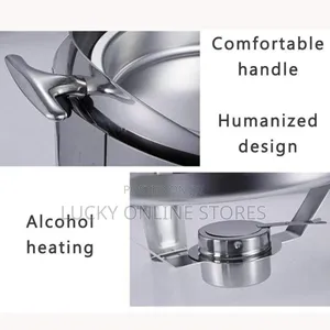 6.6L Round Roll Chafing Dish