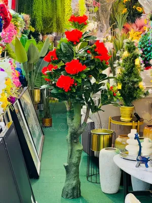 Artificial Plants /Red Flower Plants