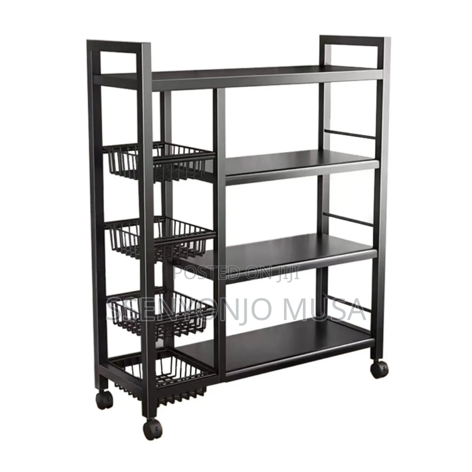 4-tier Kitchen Storage Rack - Microwave Oven Rack With Wire-