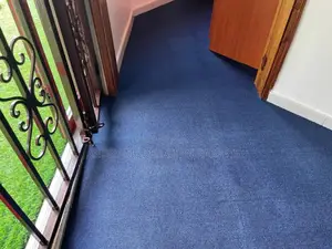 Dark Blue Wall to Wall Woolen Carpets
