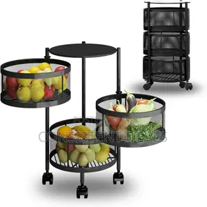 3 Later Rotating Vegetable Storage Rack