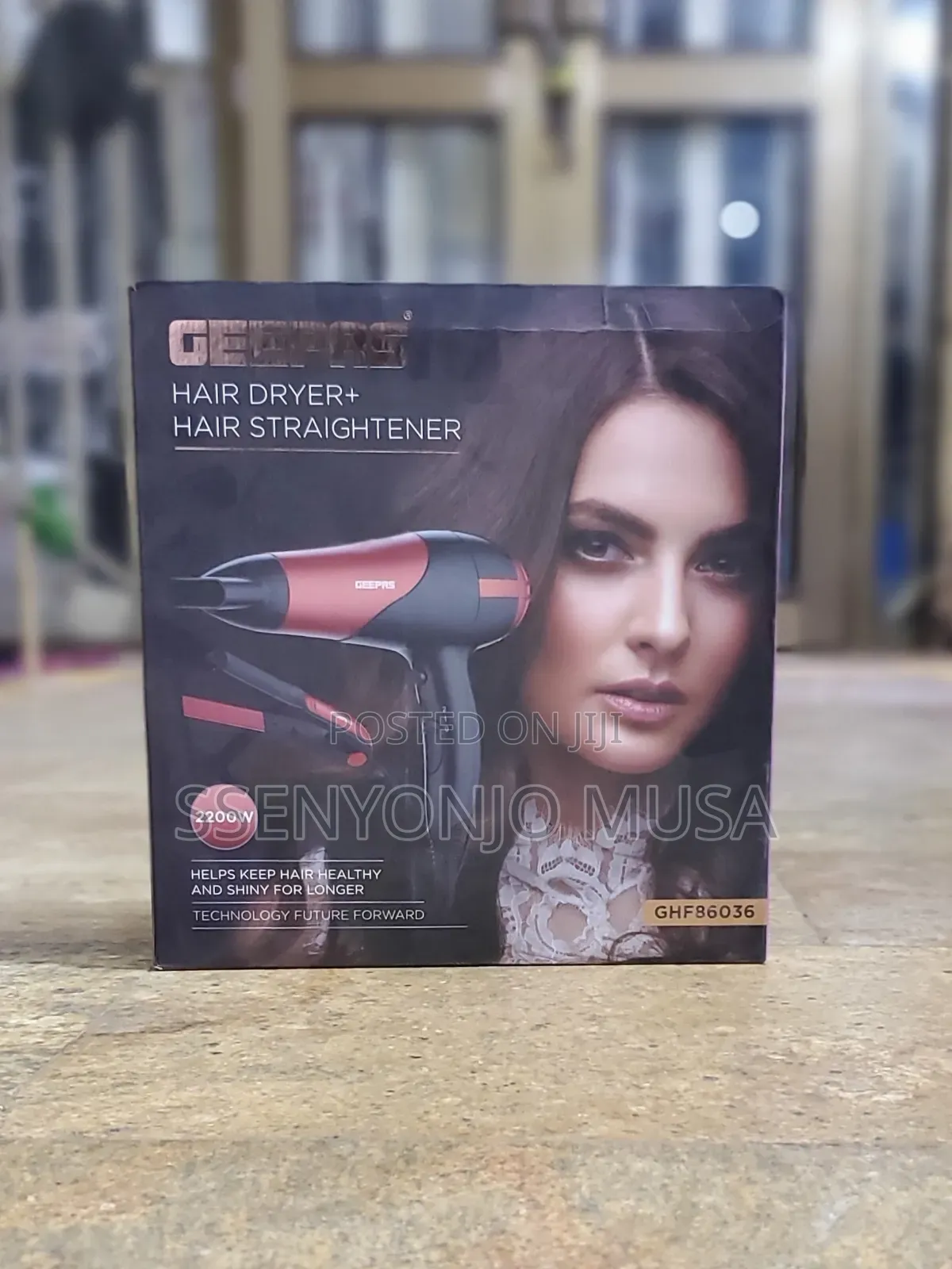 Geepas Beauty Hair Dryer And Straightener Set - Ghf86036