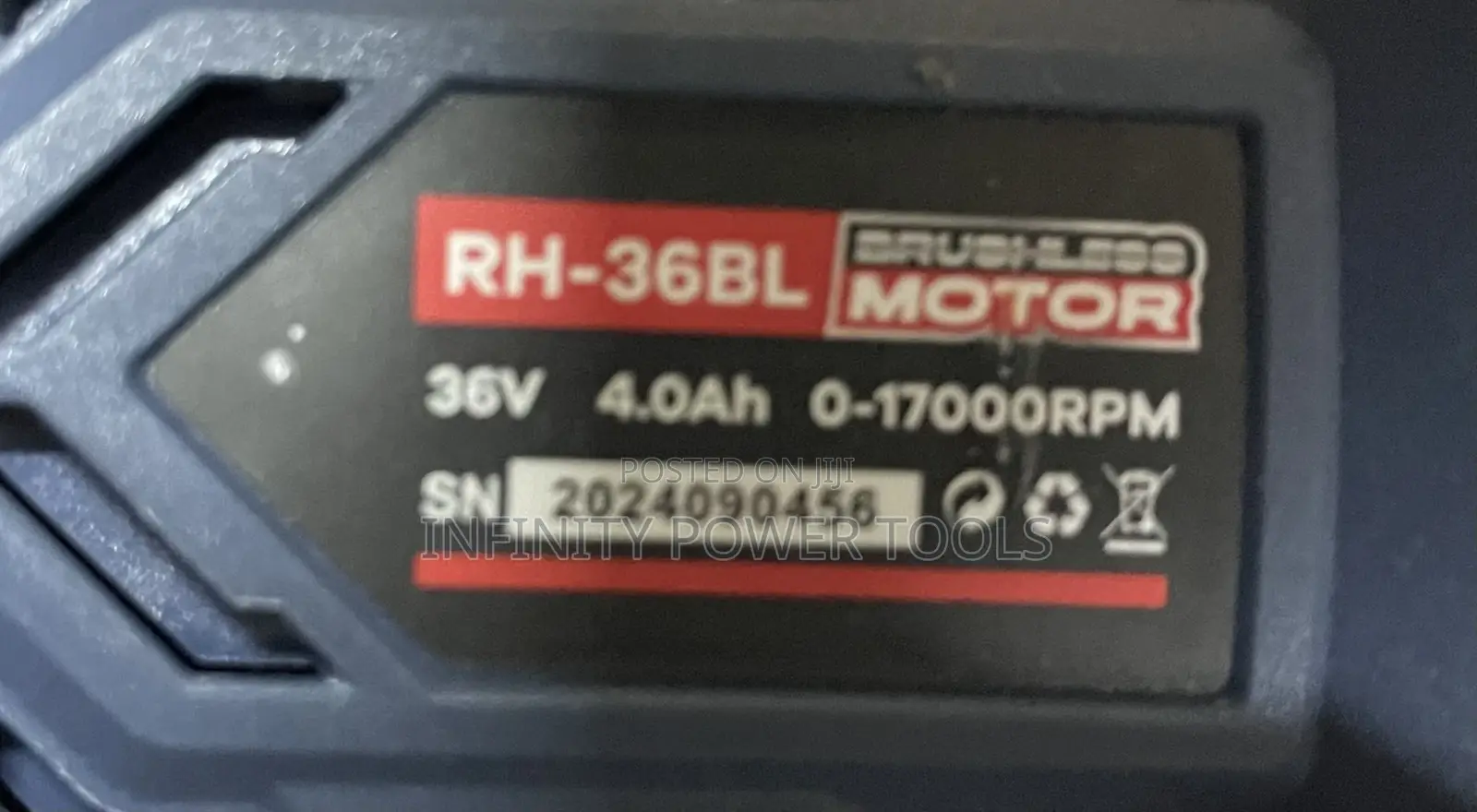 Rechargeable Hammer Drill Edon 36v