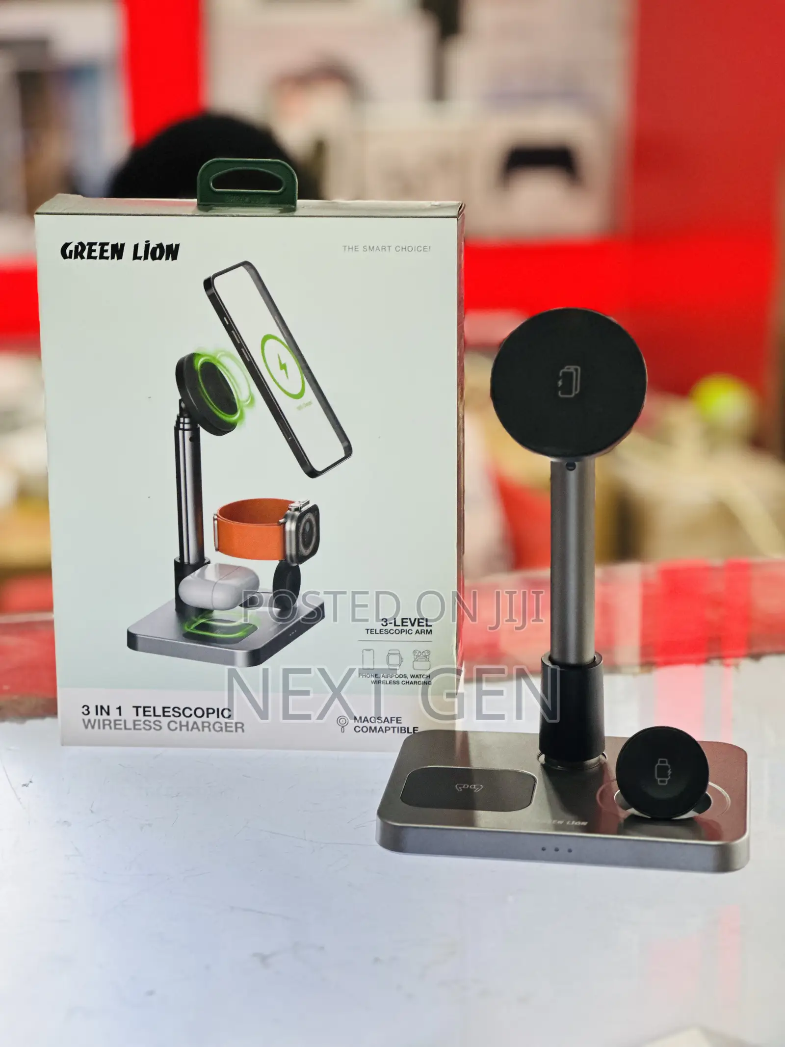 3 in 1 Telescopic Wireless Charger