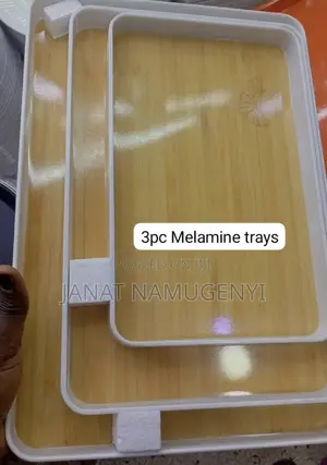 A Set of 3 Melamine Trays