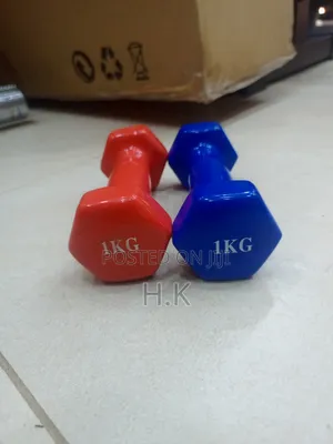 1kg Vinyl Dumbbell.