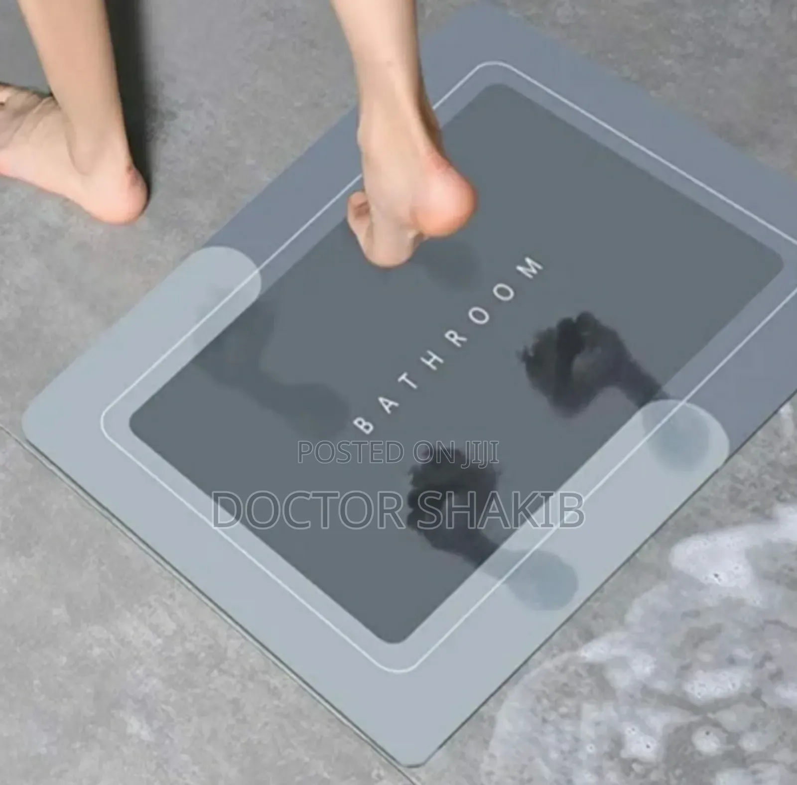 New Anti Slip Cotton Tufted Bath Mat Bathroom Floor Mats