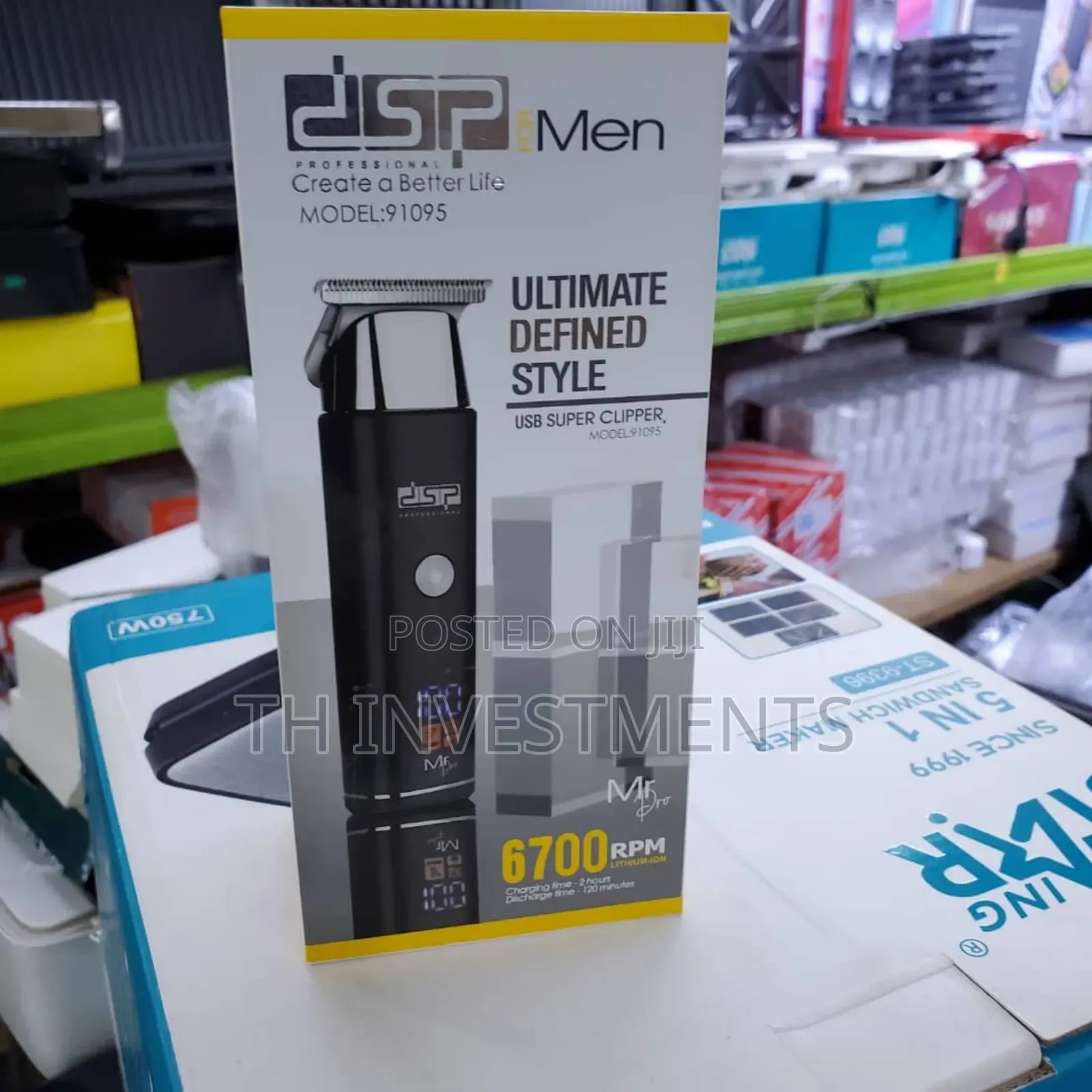 Beard Trimmer for Men - Electric Cordless Rechargeable Bear