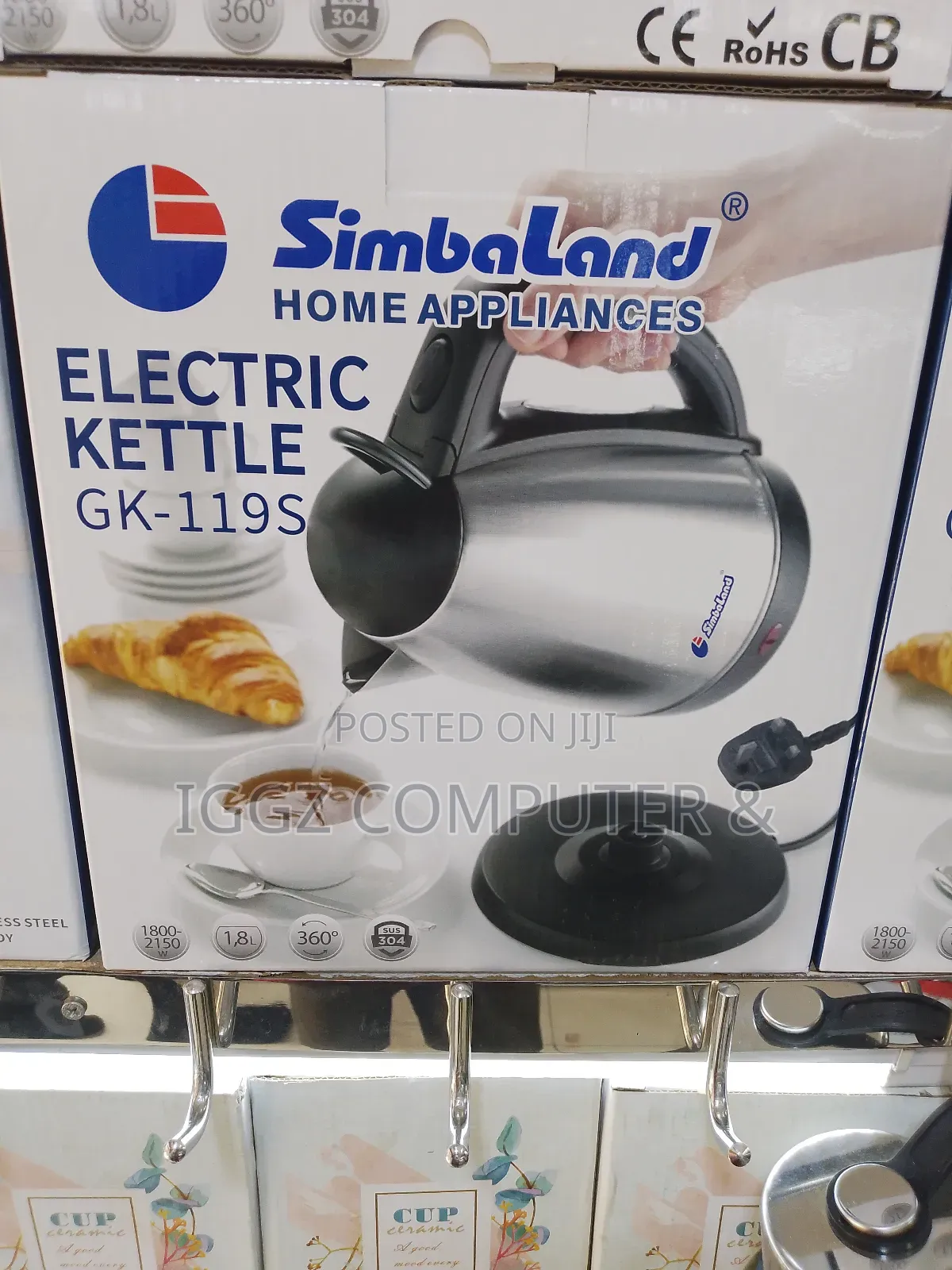 Simbaland Electric Kettle (Gk-119s)