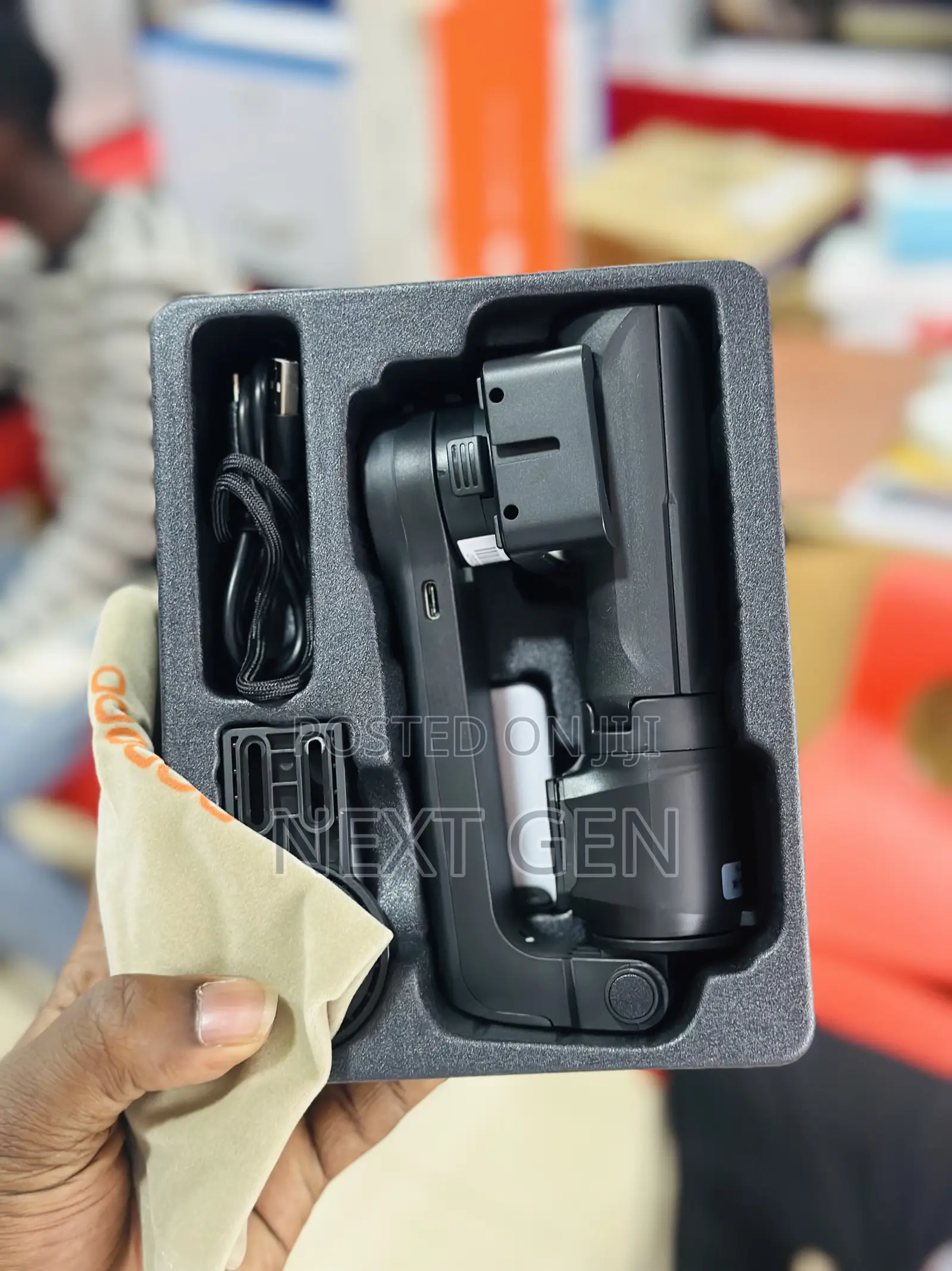 Porodo 2-Axis Gimbal Stablizer - Black