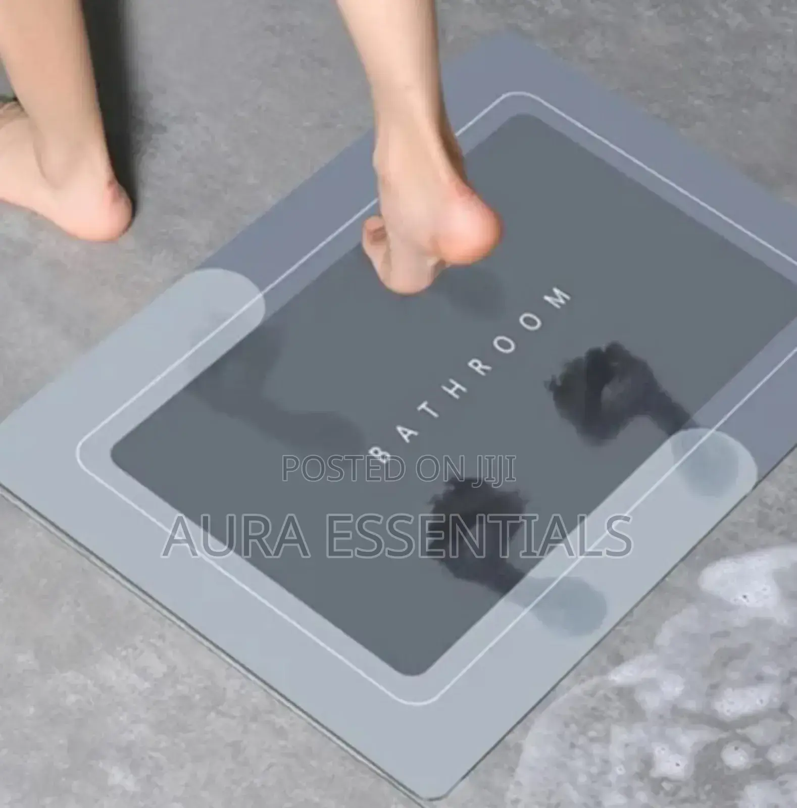 Anti Slip Cotton Tufted Bath Mat Bathroom Floor Mats