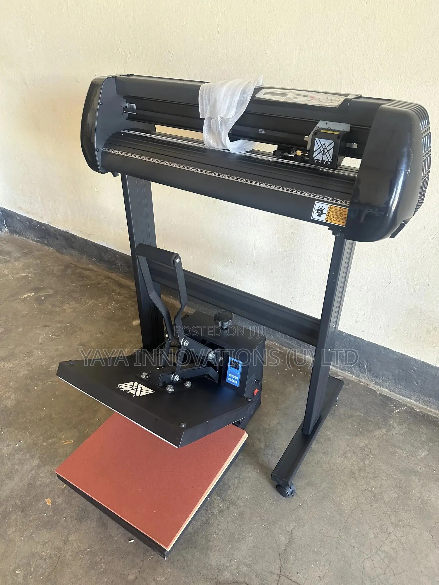 Vinyl Cutting Plotter + Heat Press Machine Set