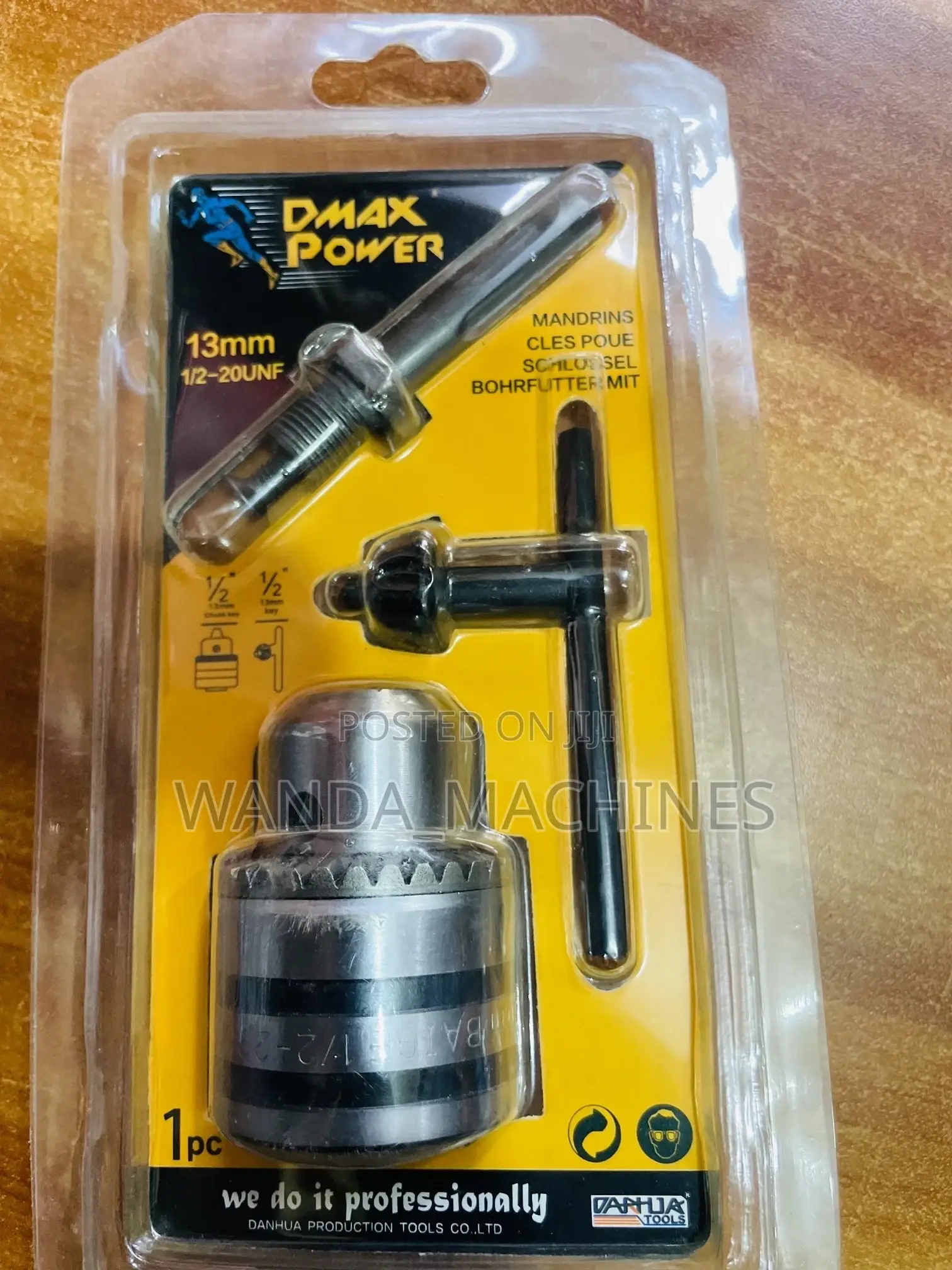 Drill Chuck 13mm With Key and Spindle