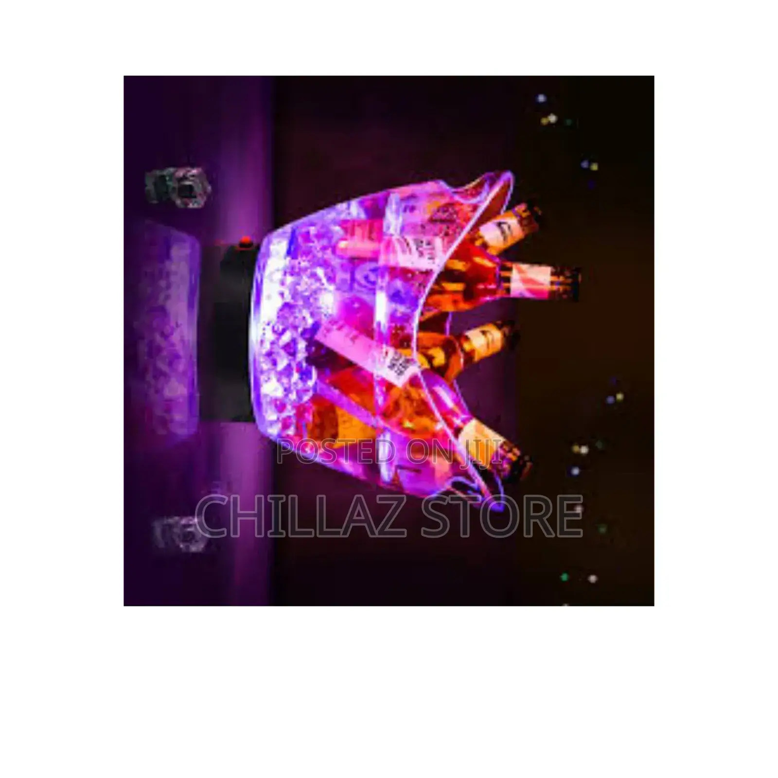 Led Color Changing Plastic Ice Bucket.