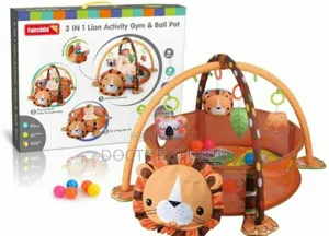 New 3 in 1 Lion Activity Gym and Ball Pot