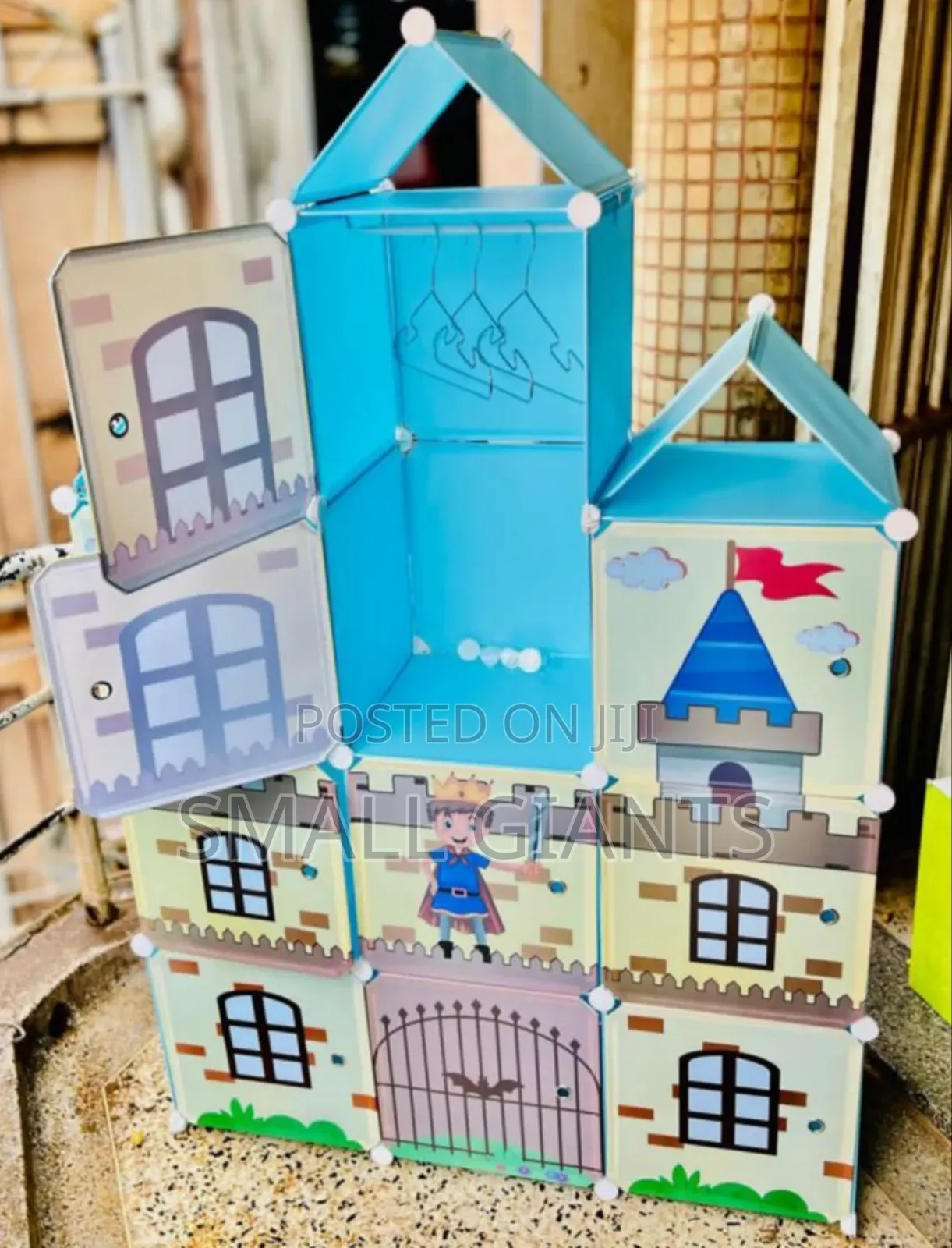 Castle- Like Children's Modular Wardrobe