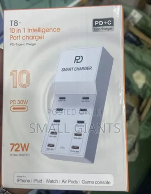 T8+ 10-in-1 Intelligence Port Charger