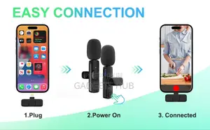iPhone and Type C Wireless Microphone