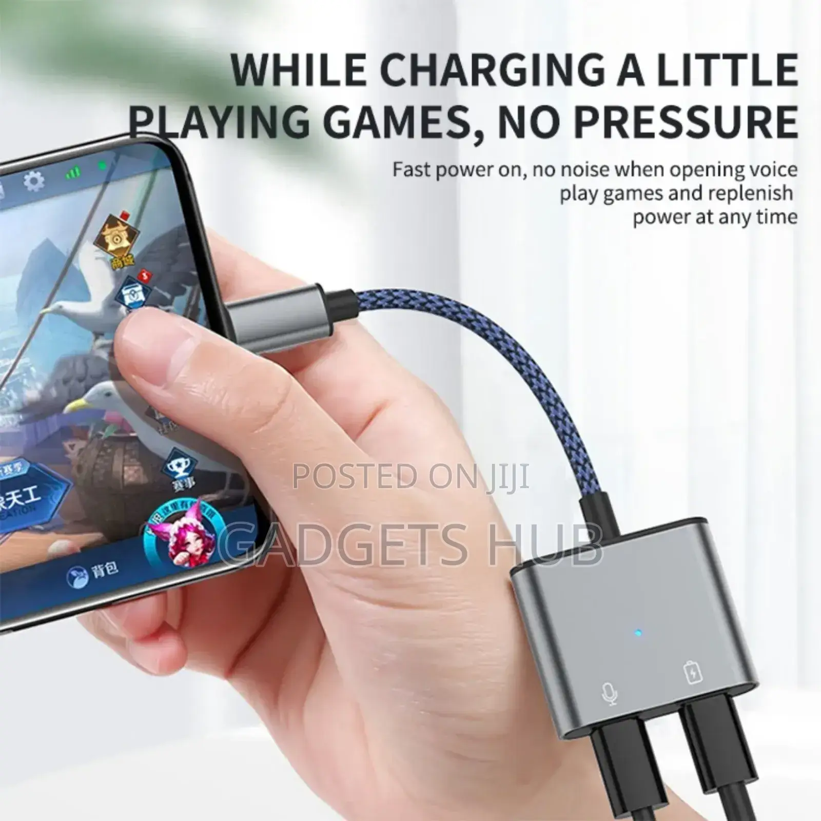 Audio Adapter
Converter 2 in 1 Charging Splitter For
iPhone