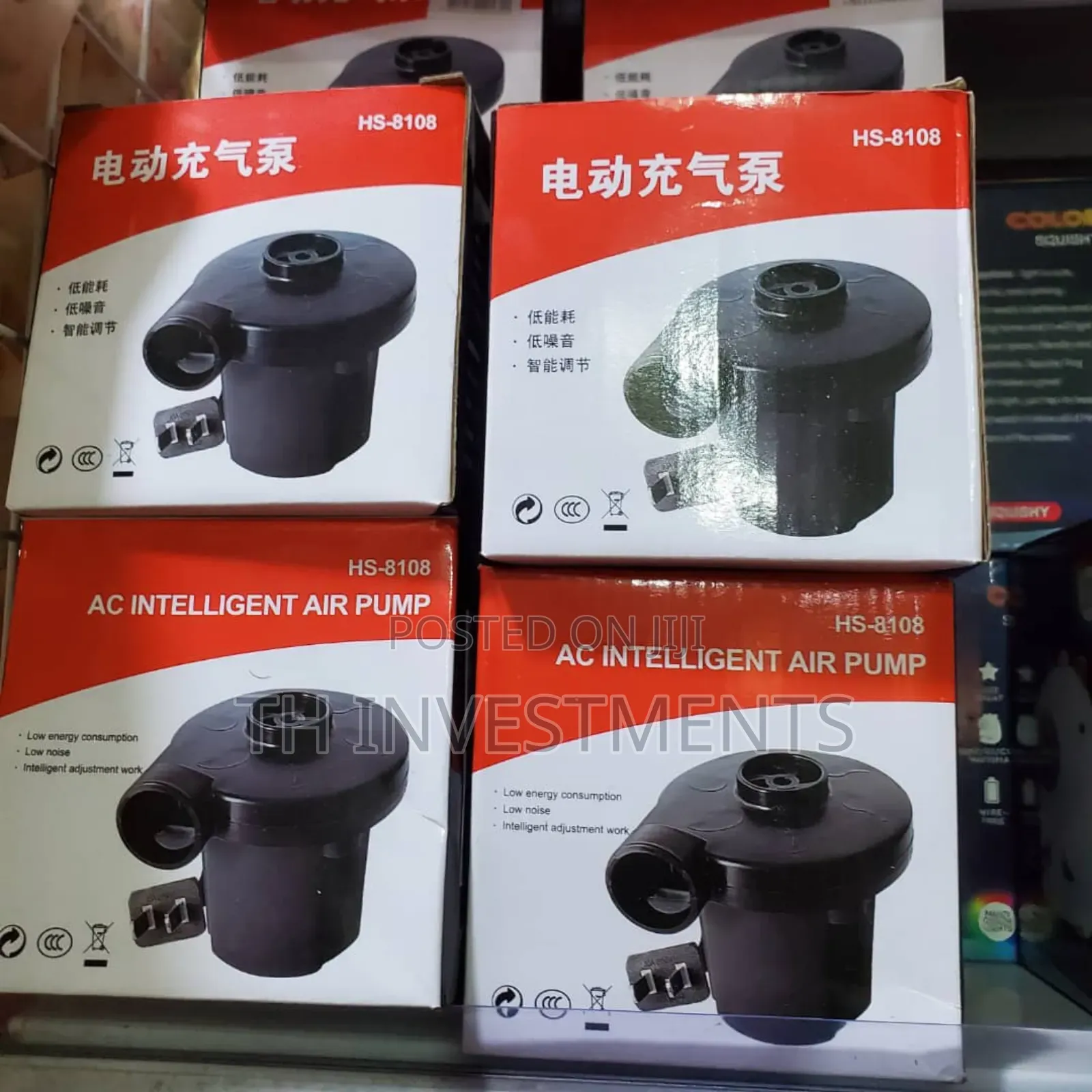 Electric Air Pump for Pool Inflatable Air Mattress.